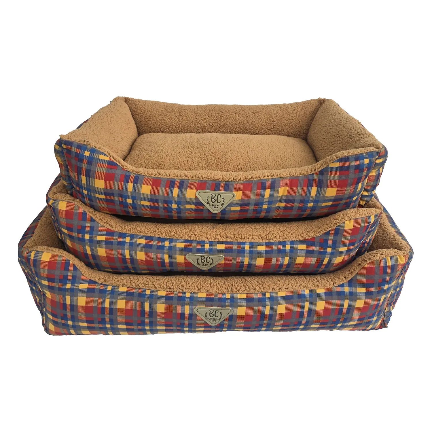 Cama Retangular Xandrez Bichinho Chic Marrom