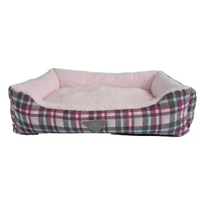 Cama Retangular Xandrez Bichinho Chic Rosa