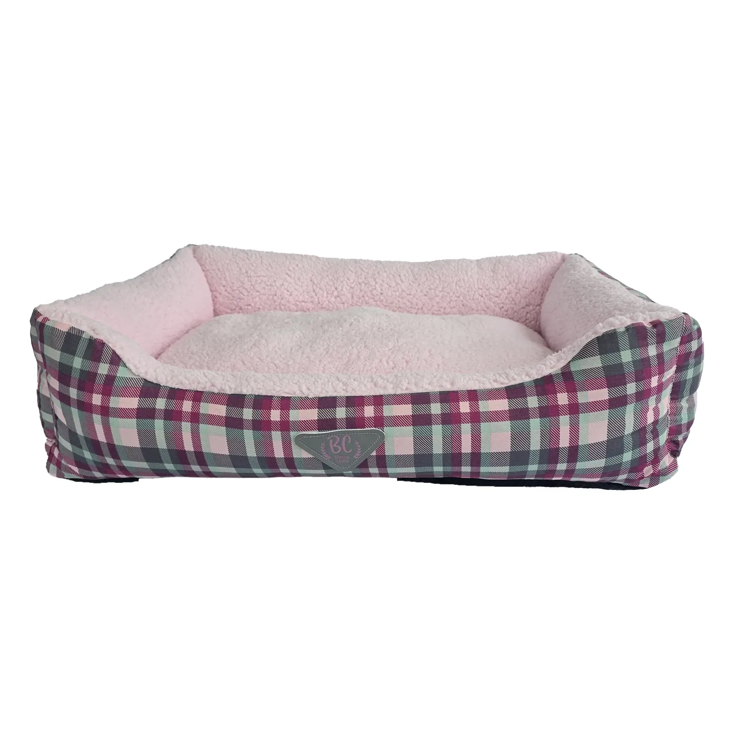 Cama Retangular Xandrez Bichinho Chic Rosa