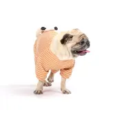 Macacão Fluffy para Cães e Gatos Emporium Distripet Caramelo