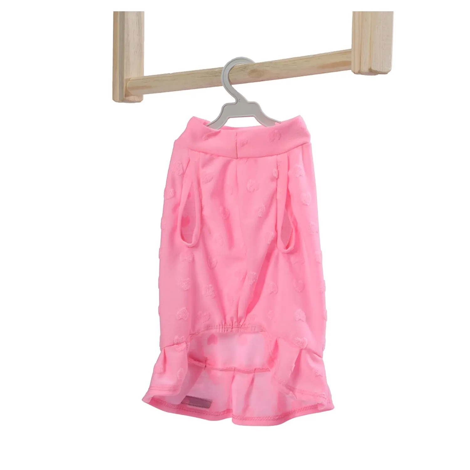 Vestido Coração Rosa Fábrica Pet