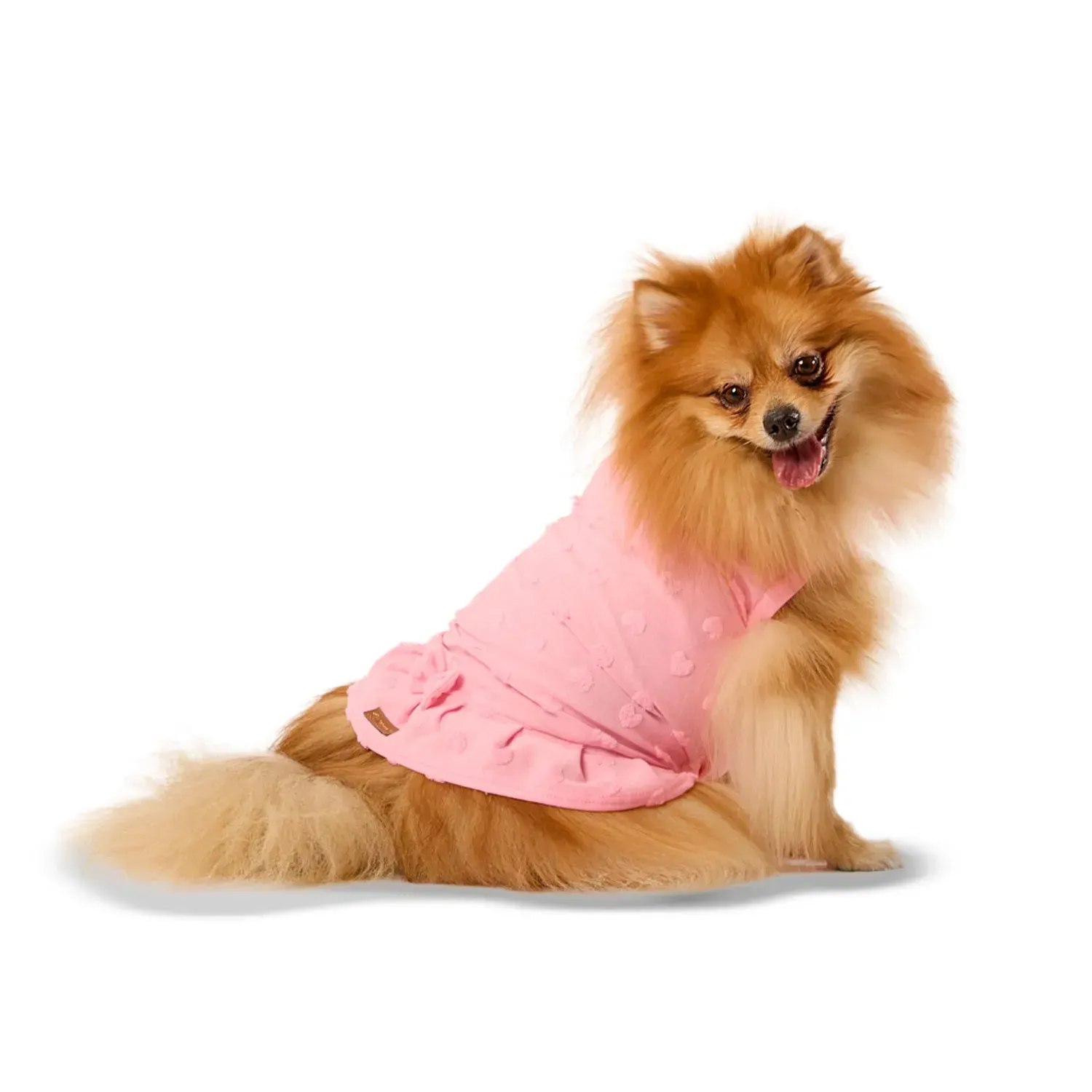 Vestido Coração Rosa Fábrica Pet