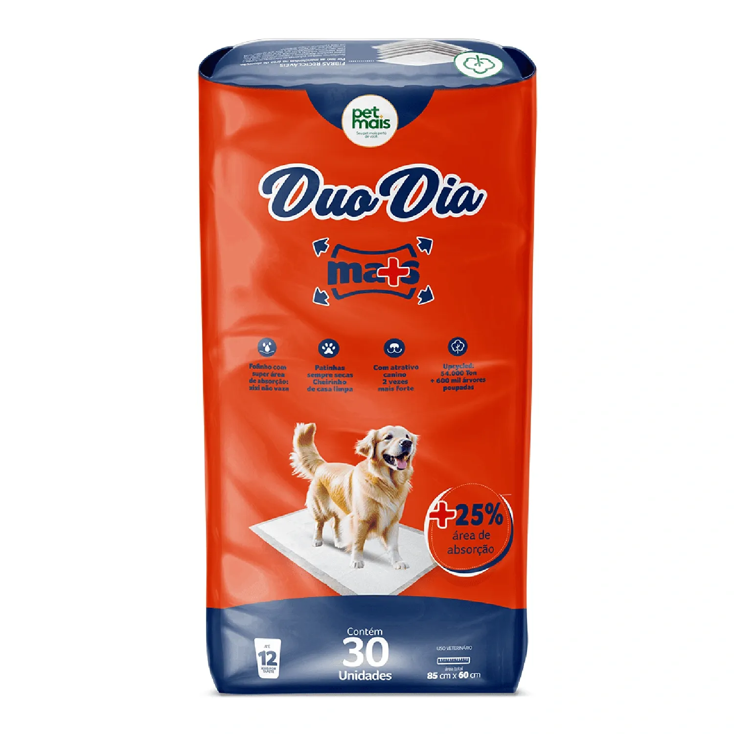 Tapete Higiênico Duo Dia Mais 85x60cm Petmais
