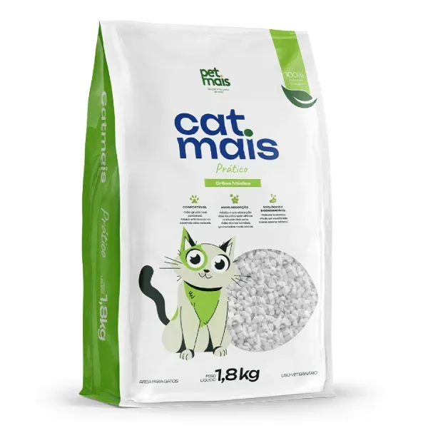 Granulado Higiênico Cat Mais Prático Petmais 1,8kg