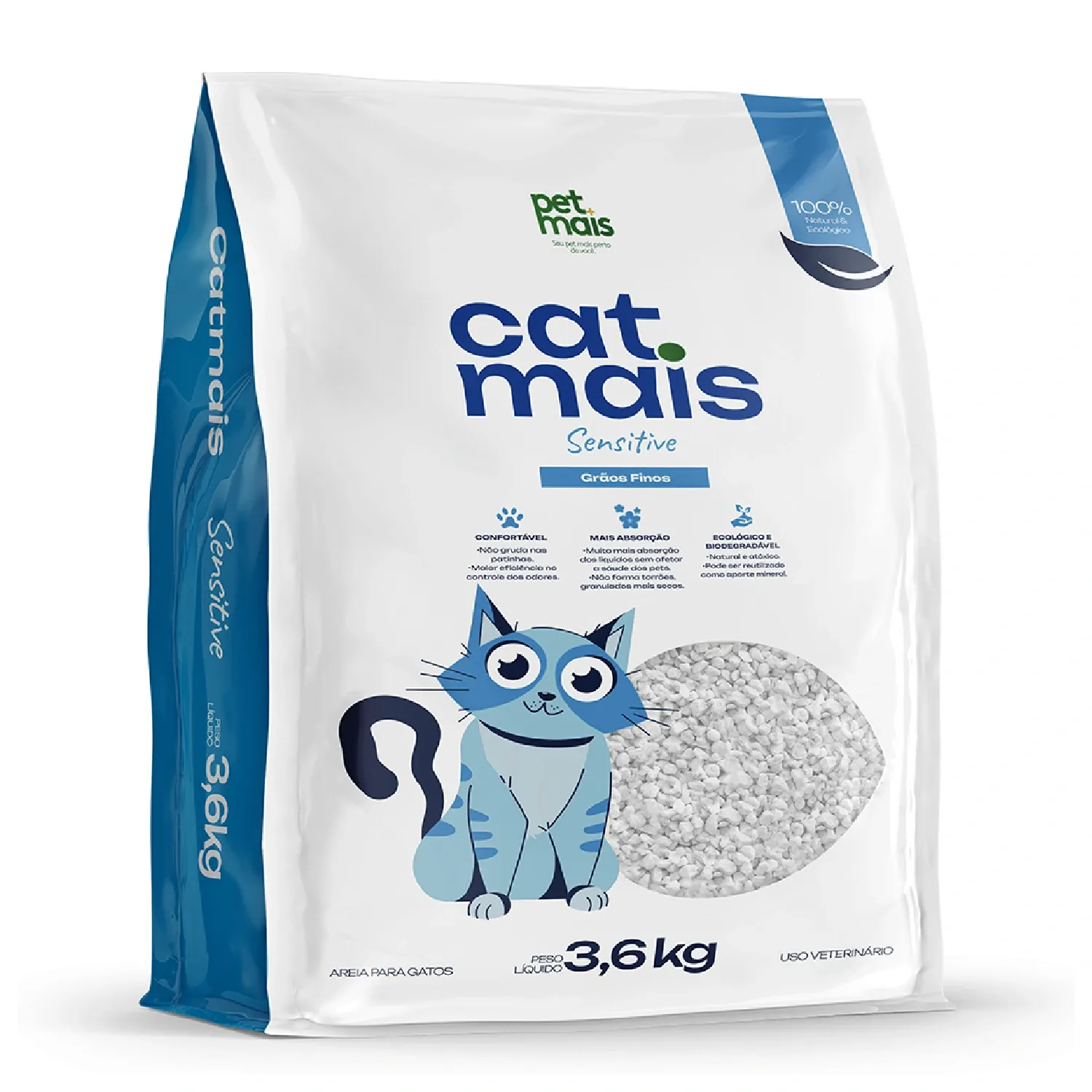 Granulado Higiênico Cat Mais Sensitive Petmais