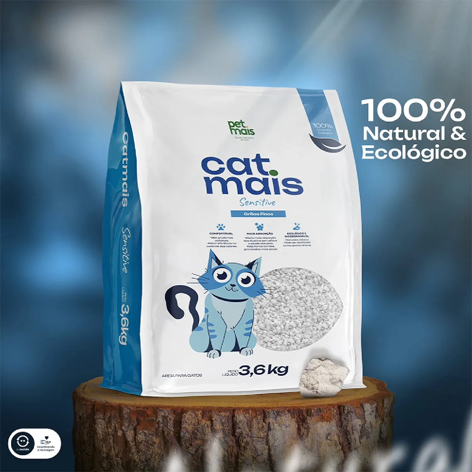 Granulado Higiênico Cat Mais Sensitive Petmais