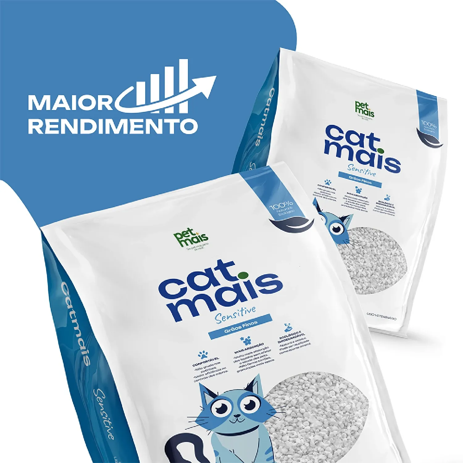 Granulado Higiênico Cat Mais Sensitive Petmais