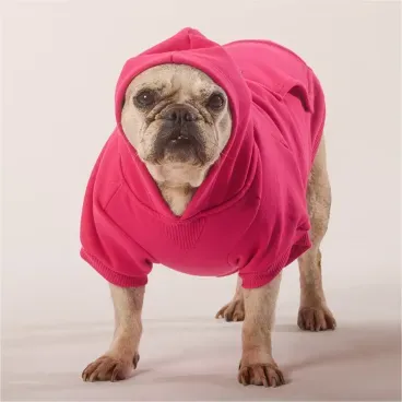 Blusao-Moletom-Rosa-Bichinho-Chic-Bulldog-Capuz