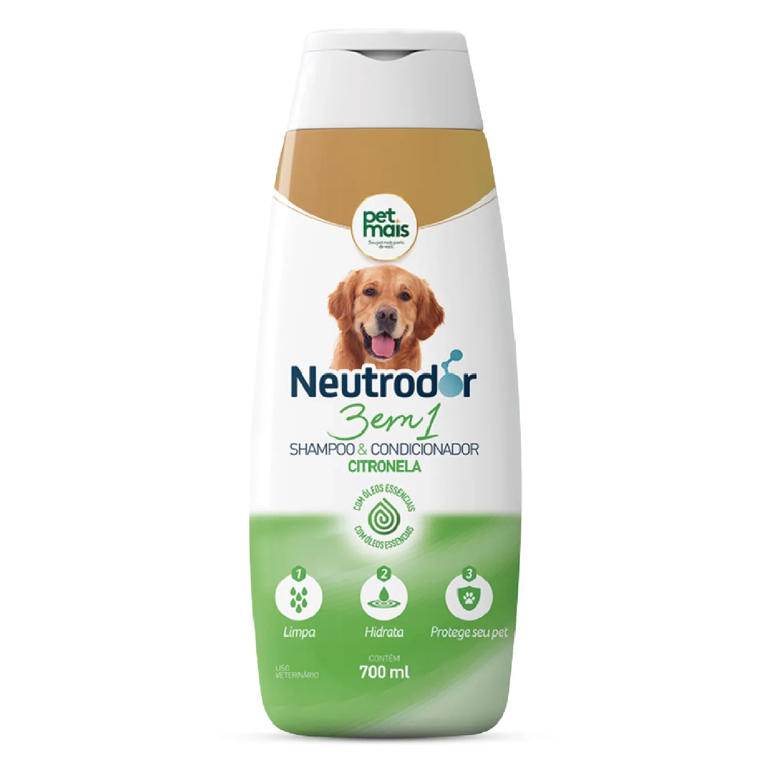 Shampoo e Condicionador 3 em 1 Citronela Neutrodor Petmais