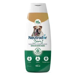 Shampoo e Condicionador 3 em 1 Erva de Santa Maria Neutrodor Petmais - 700 ml
