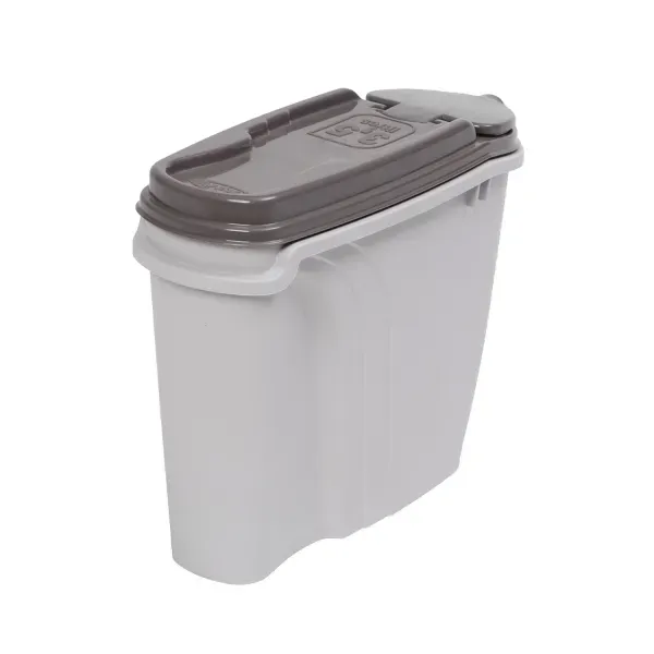 Porta-ração Dispenser Home Plast Pet Cinza 3,5 L