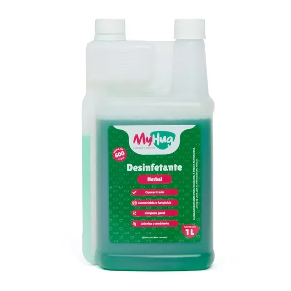 Desinfetante Bactericida Concentrado Herbal MyHug 1 L