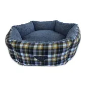 Cama Hexa Xadrez Bichinho Chic Cinza