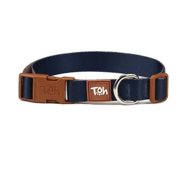 Coleira-Caes-Tradicional-Basic-Toh-Azul-Fechada