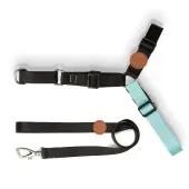 Conjunto Peitoral Antipuxão com Guia Toh Preto