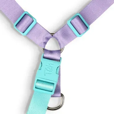 Conjunto-Peitoral-Antipuxao-com-Guia-Toh-Lilas-detalhes-do-peitoral