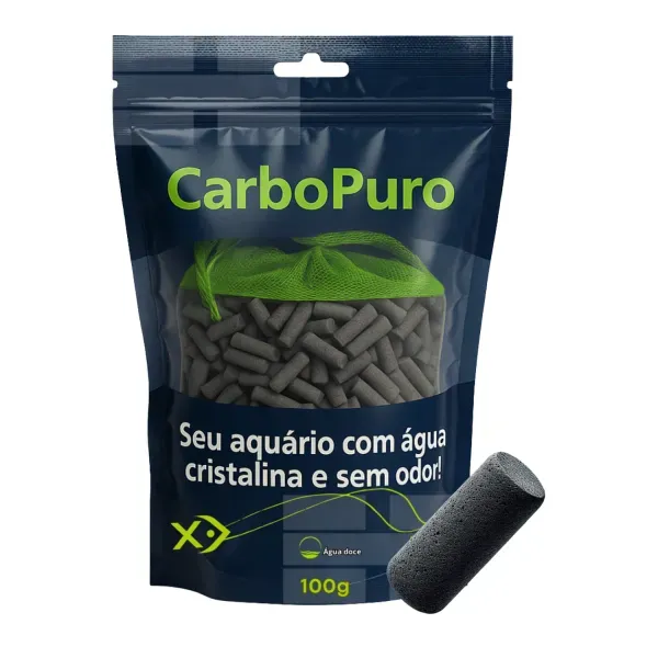 Maxxi Carbopuro Carvão Ativado para Aquário 100L 100g