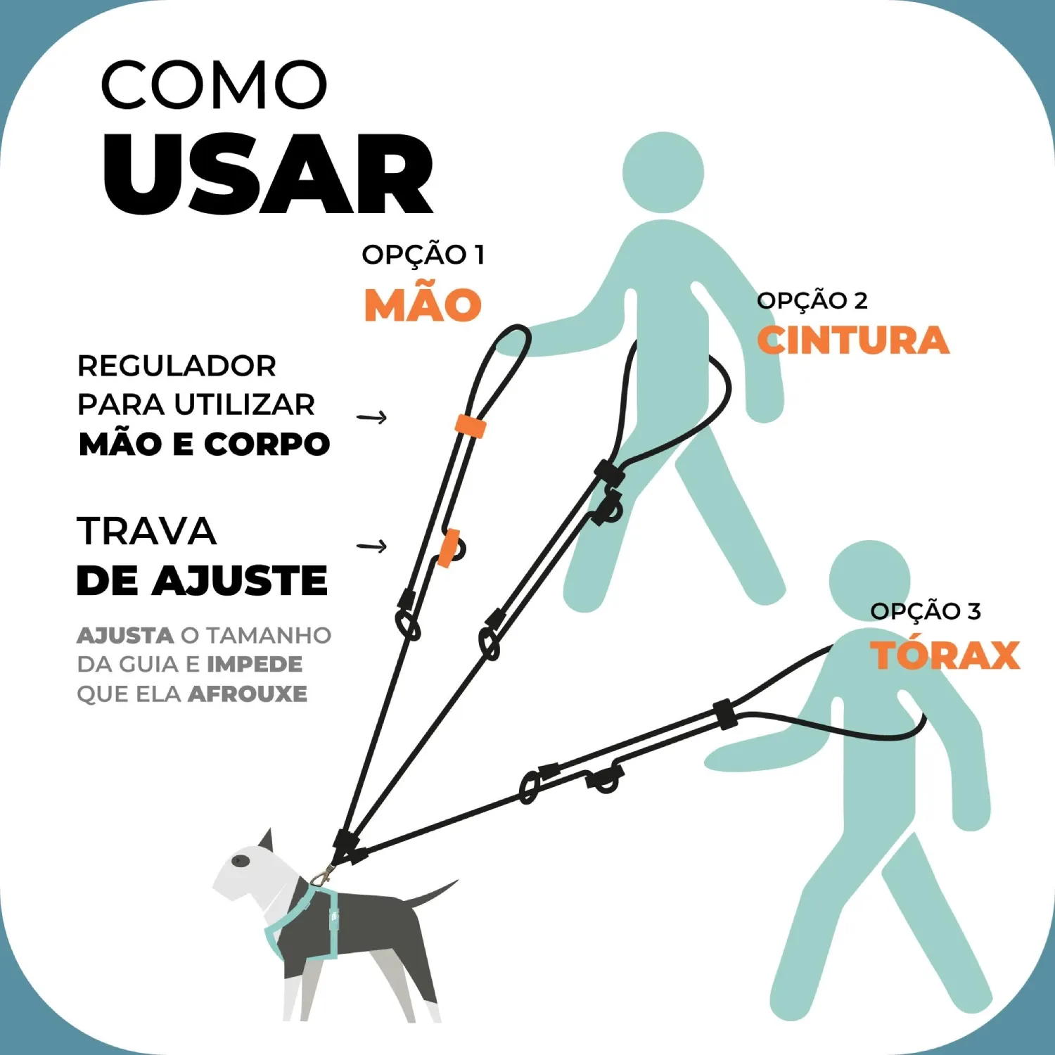 Guia de Passeio Mãos Livres Toh Caqui