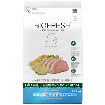 Embalagem-Racao-Biofresh-Caes-Adultos-Racas-Medias-Lombo-e-Abacaxi-10.1kg-Frente