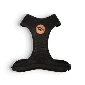 Peitoral H Mesh para Cães Toh Preto