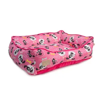 Cama-Doggy-Fabrica-Pet-Rosa-para-Caes-e-Gatos-Lateral