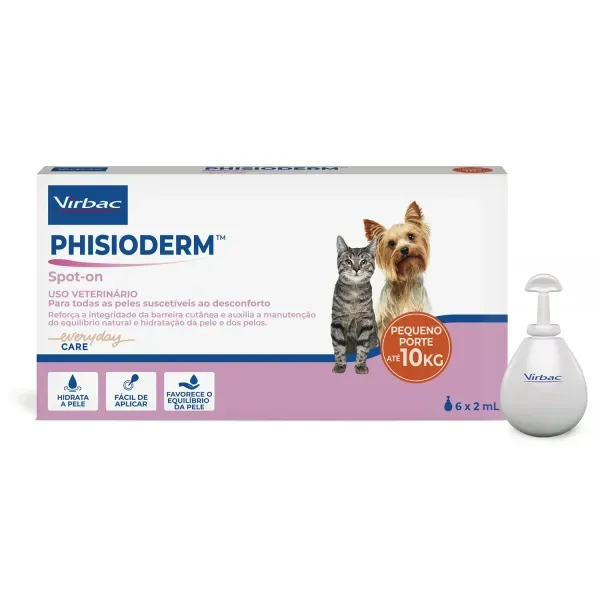 Phisioderm Spot On para Cães e Gatos 2 ml