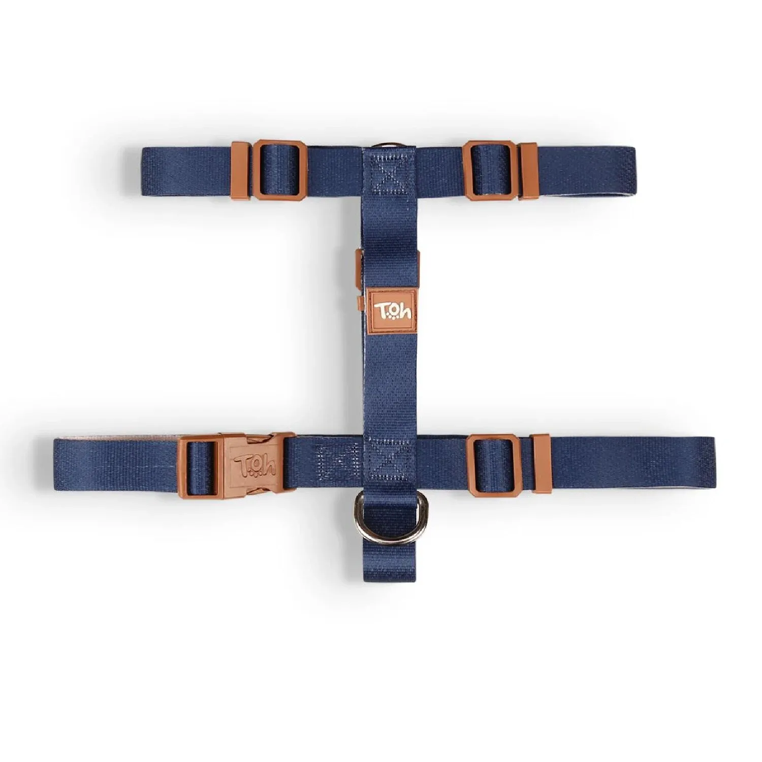 Peitoral H para Cães Basic Toh Azul