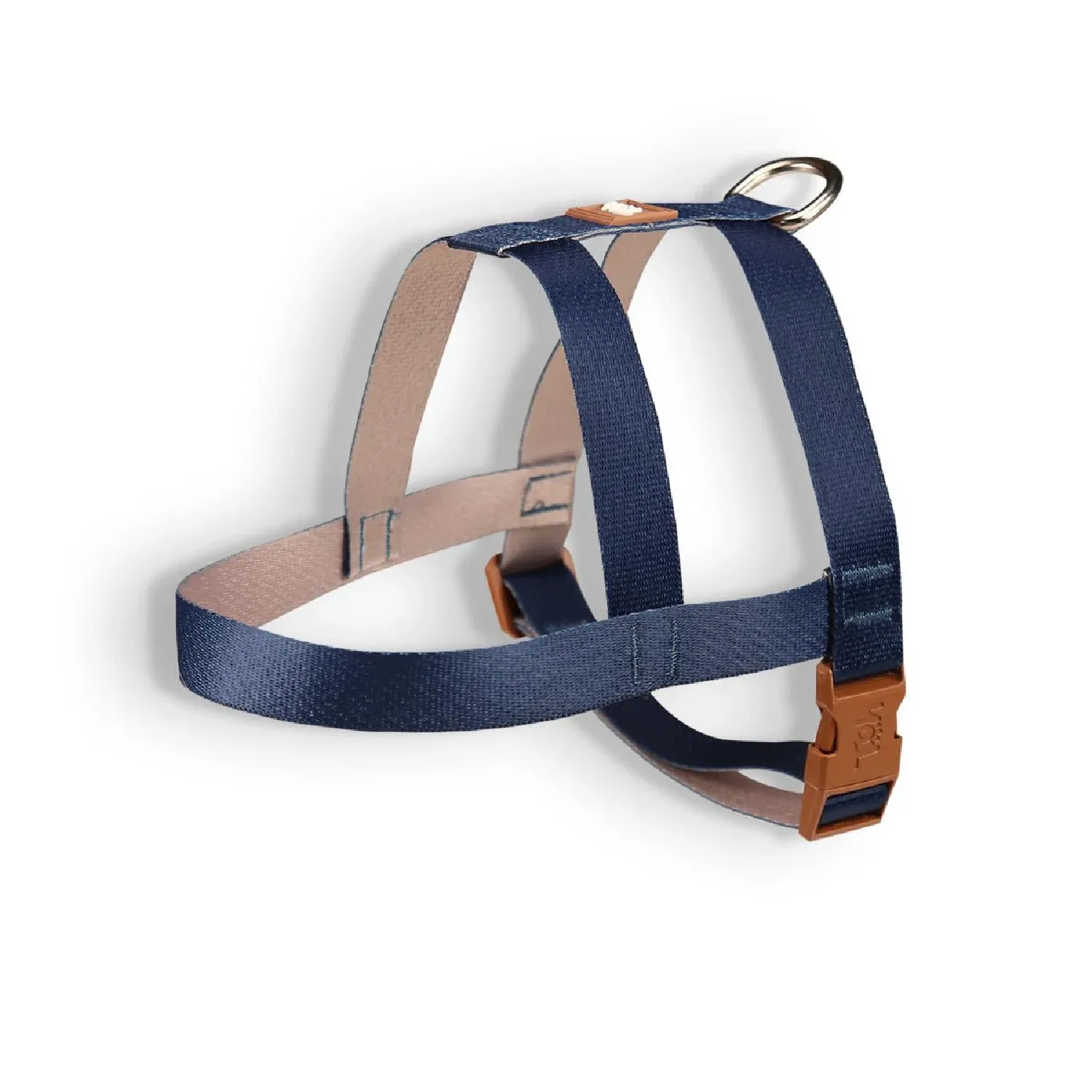 Peitoral Tradicional para Cães Basic Toh Azul