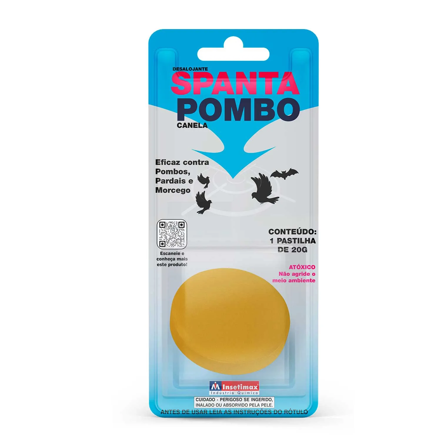 Desalojante-Spanta-Pombo-Pastilha-Insetimax
