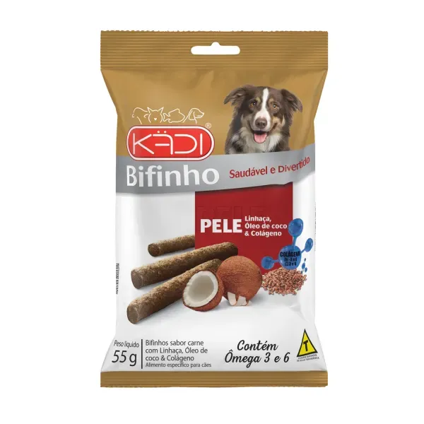 Bifinho Pele Linhaça Óleo de Coco Kadi 55 g
