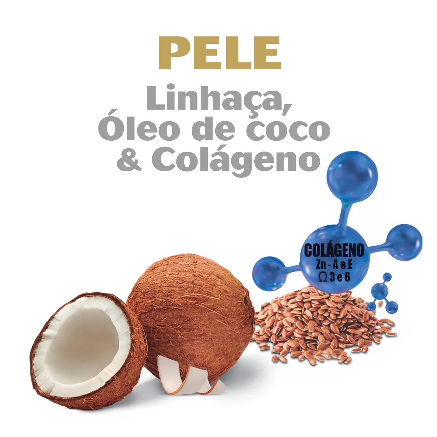 Bifinho Pele Linhaça Óleo de Coco Kadi
