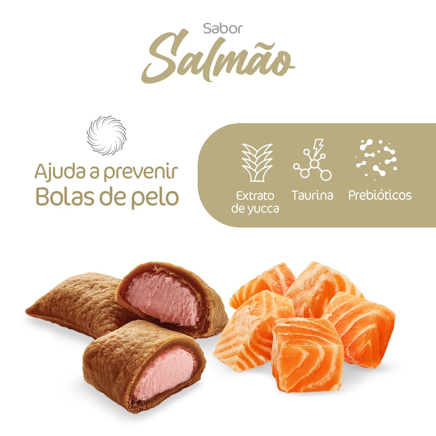 Nuggets Salmão para Gatos Adultos Kadi