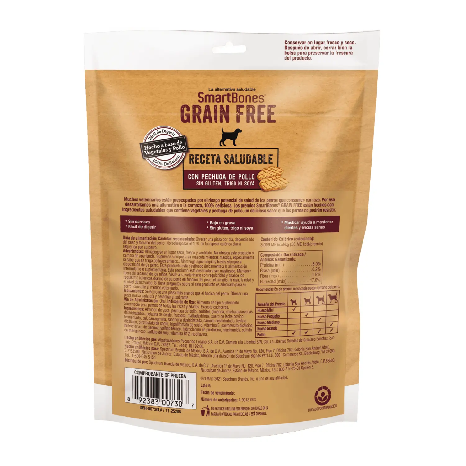 Ossinho-para-Caes-Smartbones-Peito-de-Frango-Grain-Free-Verso