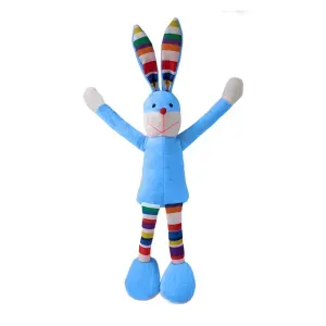 Brinquedo Pelúcia Coelho Pernudo Azul Fabrica Pet - Único