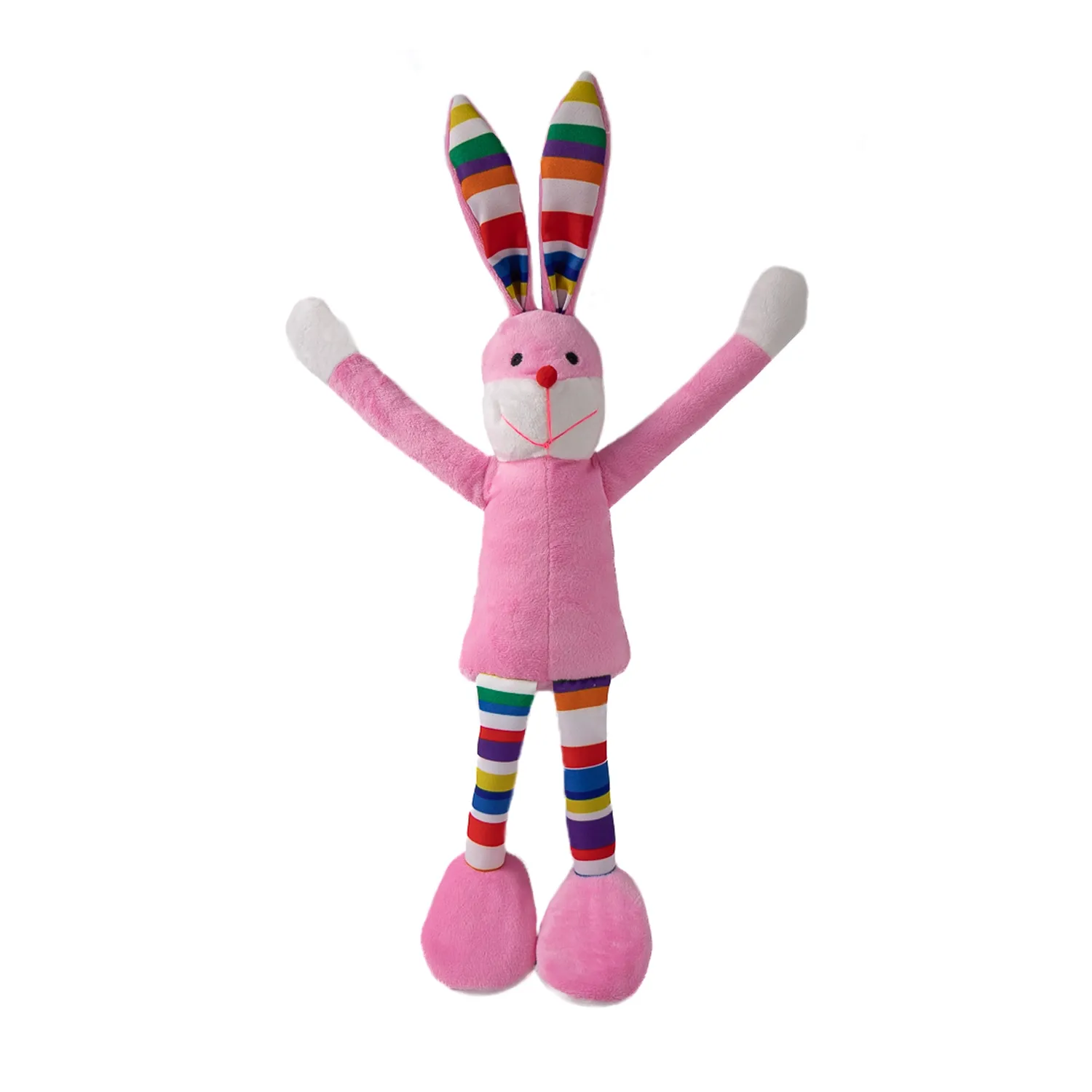 Brinquedo Pelúcia Coelho Pernudo Rosa Fabrica Pet