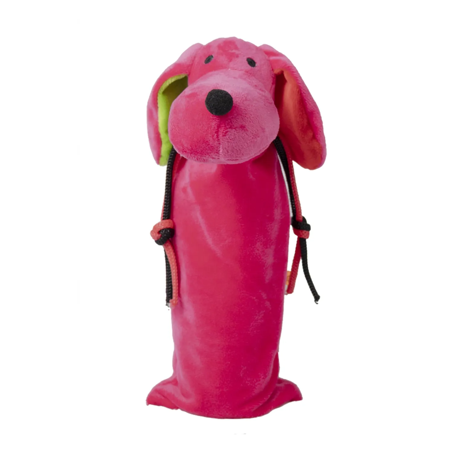 Brinquedo Pelúcia Cachorro Zaya Garrafa Fabrica Pet