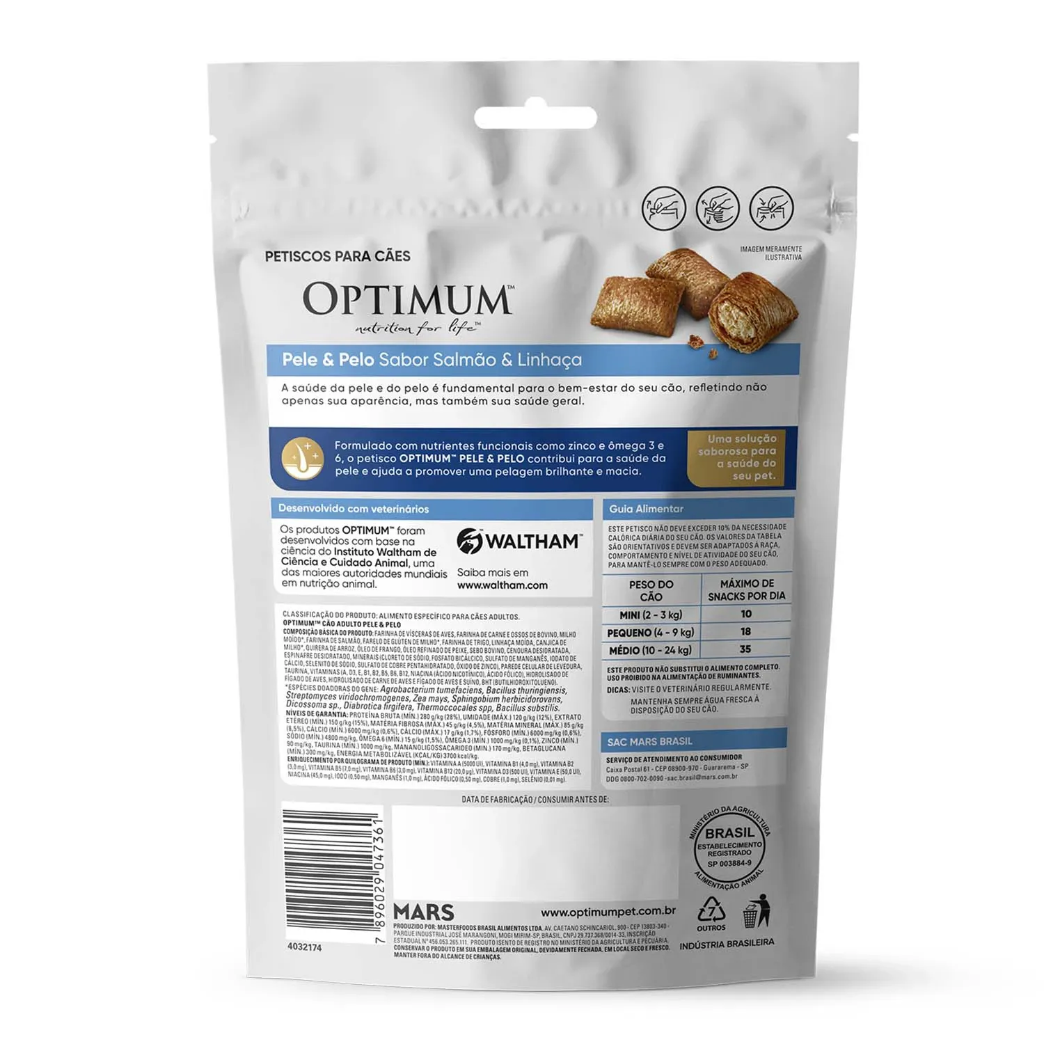 Petisco-Optimum-Caes-Adultos-Pele-e-Pelo-Verso