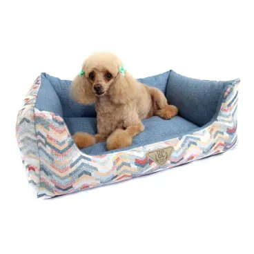 10-Cama Dinamarca Luxo Bichinho Chic Azul