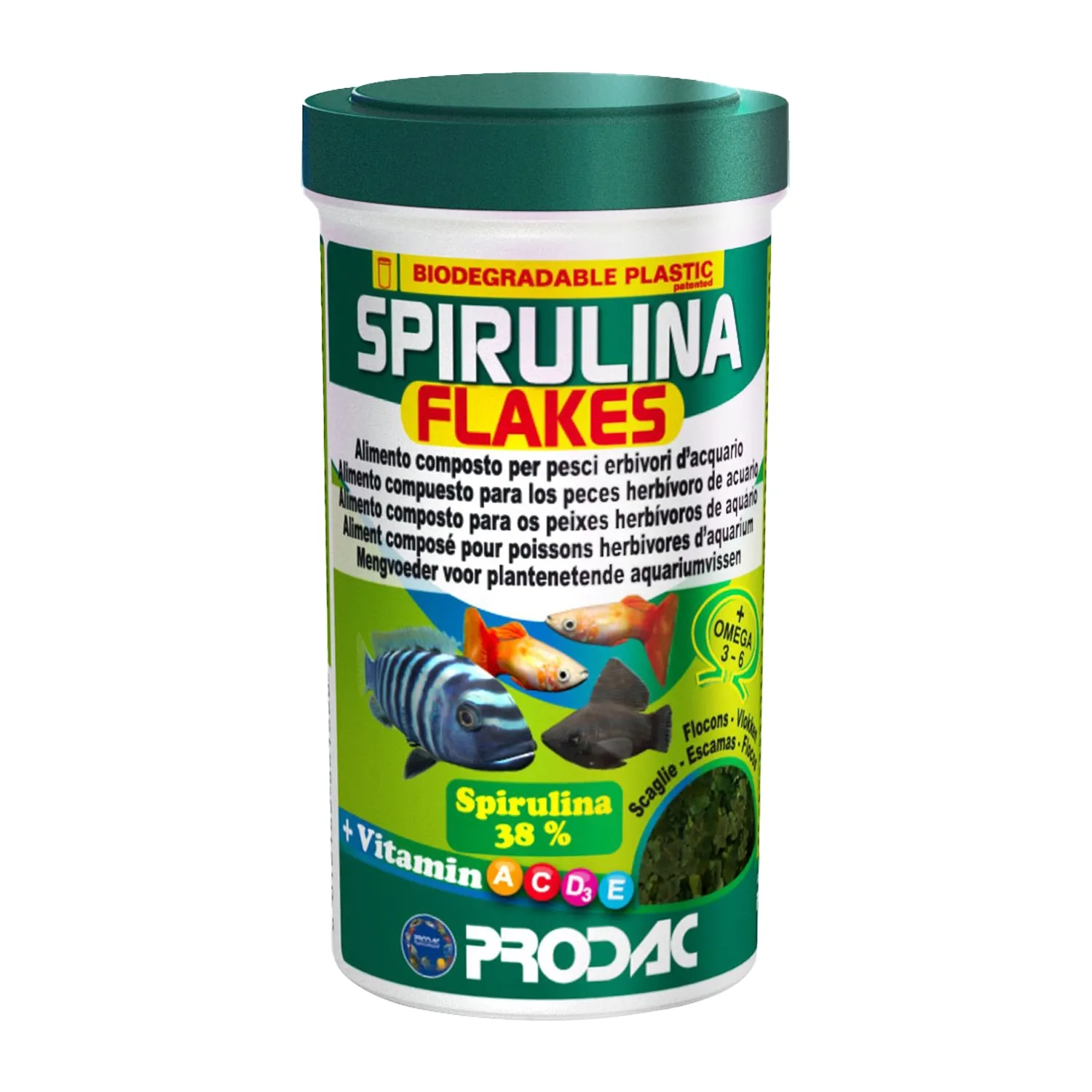 Racao-Prodac-Tropical-Spirulina-Flakes