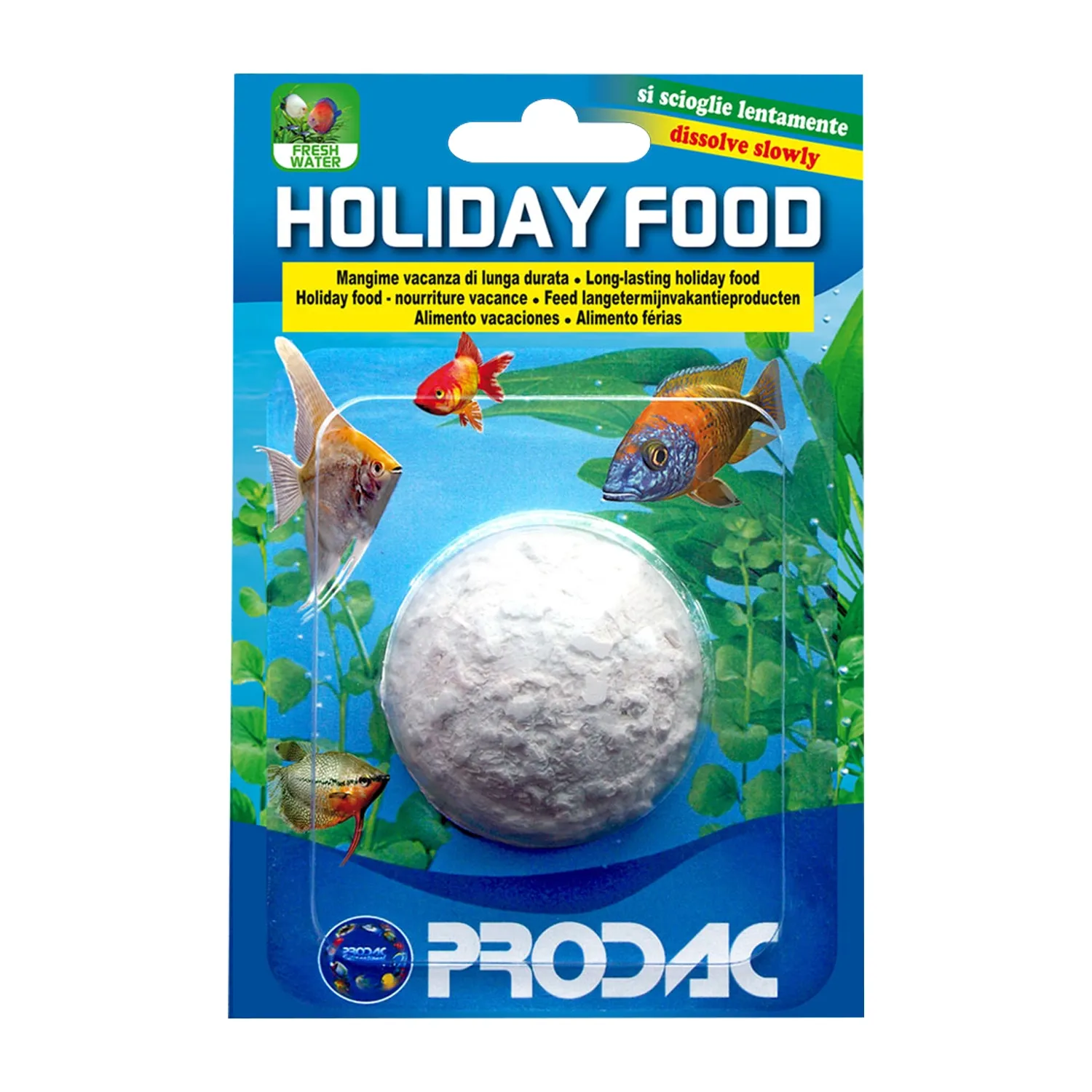 Ração Prodac Férias Holiday Food