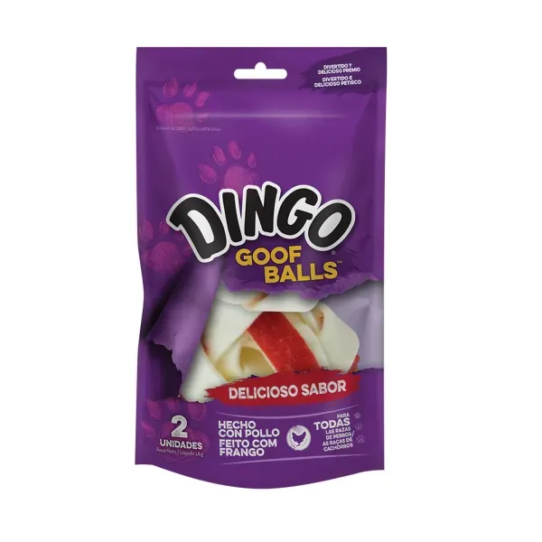 Petisco Premium Goof Balls Dingo 2 Unidades