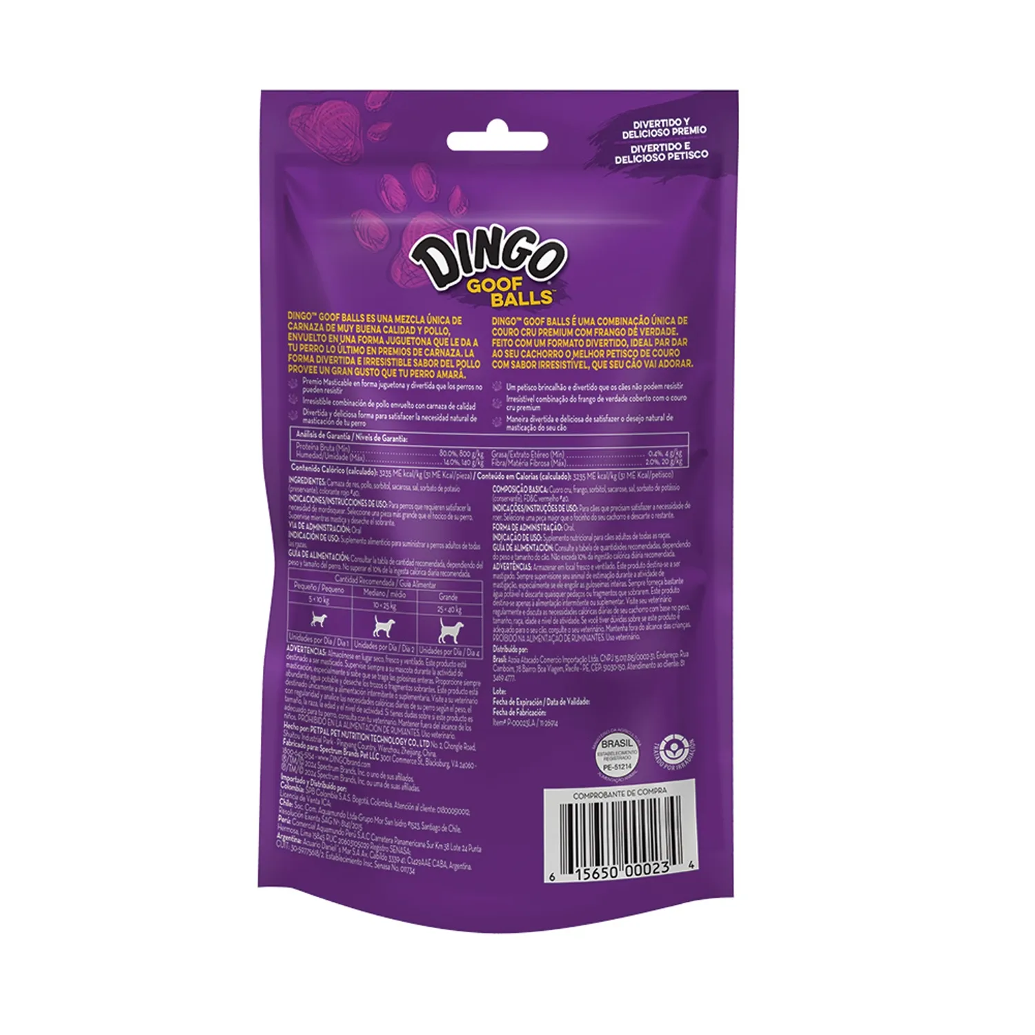 Petisco Premium Goof Balls Dingo