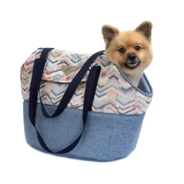 4-Bolsa de Transporte Dinamarca Bichinho Chic Azul