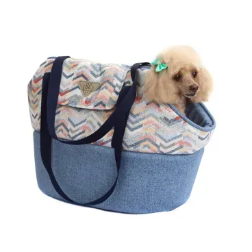 5-Bolsa de Transporte Dinamarca Bichinho Chic Azul