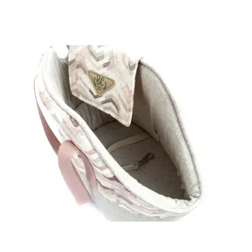 2-Bolsa de Transporte Dinamarca Bichinho Chic Rosa