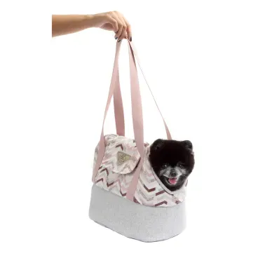 4-Bolsa de Transporte Dinamarca Bichinho Chic Rosa