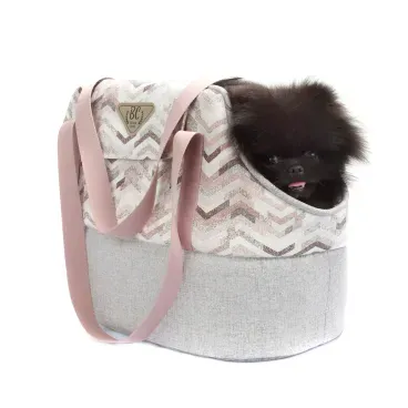5-Bolsa de Transporte Dinamarca Bichinho Chic Rosa