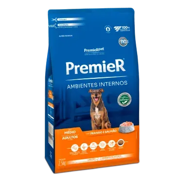 Racao-Premier-Ambientes-Internos-Caes-Adultos-Porte-Medio-Frango-e-Salmao-2.5kg-lateral