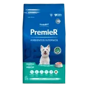 Racao-Premier-Ambientes-Internos-Caes-Adultos-Racas-Pequenas-Frango-e-Salmao-1kg-frente