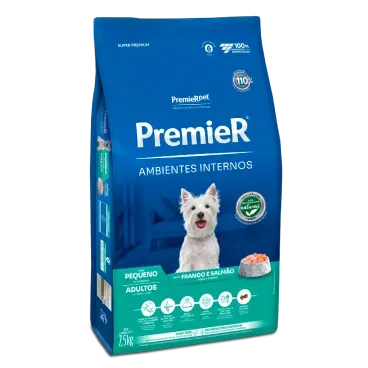 Racao-Premier-Ambientes-Internos-Caes-Adultos-Racas-Pequenas-Frango-e-Salmao-7.5kg-lateral